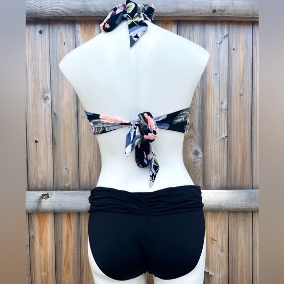 Everything But Water Floral Underwire Halter Bikini Top - Picture 6 of 6